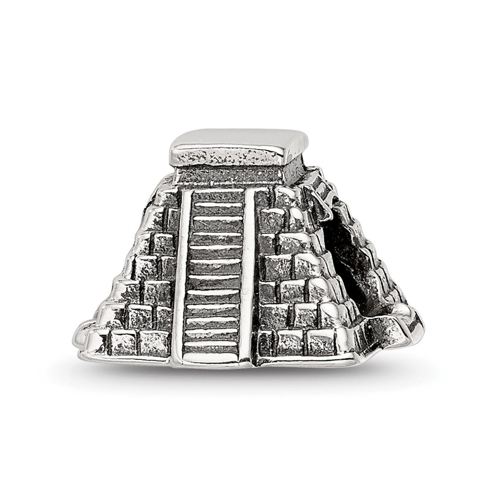 Sterling Silver Reflections Chichen Itza Bead, 7.27 x 12.73 mm