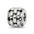 Sterling Silver Reflections Bali Bead, 10 x 8.18 mm, 2.61 g