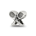 Sterling Silver Reflections Kids Tennis Racquets Bead, 6.36 x 7.27 mm
