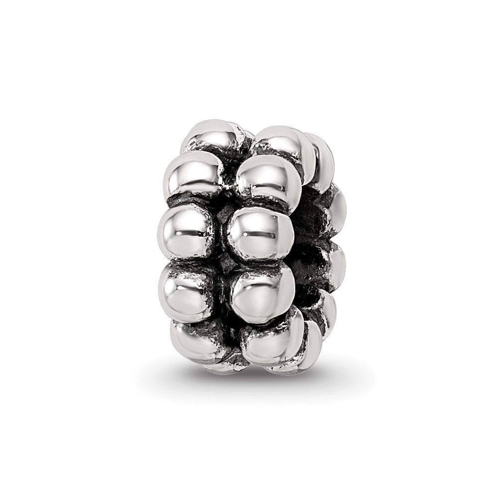 Sterling Silver Reflections Bali Bead, 8.18 x 4.55 mm