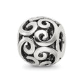Sterling Silver Reflections Bali Bead, 10 x 8.18 mm, 1.8 g