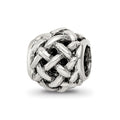 Sterling Silver Reflections Bali Bead, 9.09 x 8.18 mm