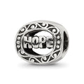 Sterling Silver Reflections Hope Bead, 8.18 x 10 mm