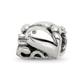 Sterling Silver Reflections Dolphin Bead, 8.18 x 10 mm
