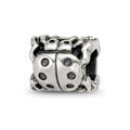 Sterling Silver Reflections Ladybug Bead, 8.18 x 9.09 mm