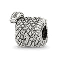Sterling Silver Reflections Snake Bead, 10 x 11.82 mm