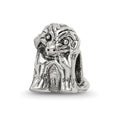 Sterling Silver Reflections Sitting Puppy Bead, 10.91 x 7.27 mm