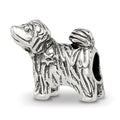 Sterling Silver Reflections Puppy Bead, 11.82 x 13.64 mm