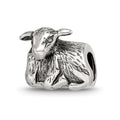Sterling Silver Reflections Lamb Bead, 9.09 x 10 mm
