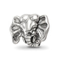 Sterling Silver Reflections Elephant Bead, 10 x 11.82 mm