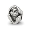 Sterling Silver Reflections Monkey Bead, 10 x 8.18 mm