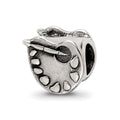 Sterling Silver Reflections Artists Palette Bead, 8.18 x 8.18 mm