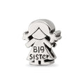 Sterling Silver Reflections Kids Big Sister Bead, 9.09 x 7.27 mm