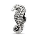 Sterling Silver Reflections Seahorse Bead, 14.55 x 7.27 mm