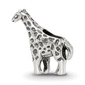 Sterling Silver Reflections Giraffe Bead, 13.64 x 12.73 mm