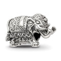 Sterling Silver Reflections Elephant Bead, 10.91 x 16.36 mm