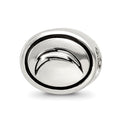 Sterling Silver Antiqued Los Angeles Chargers NFL Bead, 10 x 11 mm