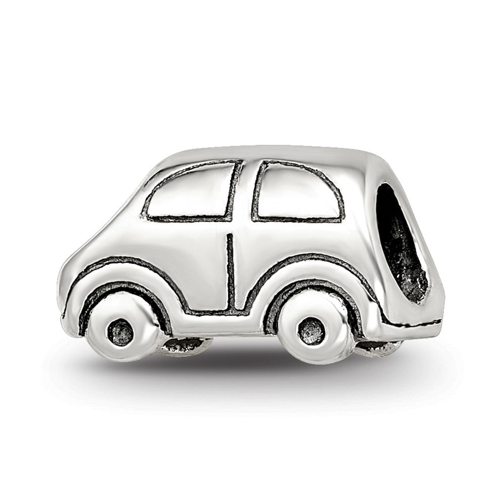 Sterling Silver Reflections Car Bead, 8.18 x 12.73 mm