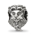 Sterling Silver Reflections Lion Bead, 13.64 x 8.18 mm