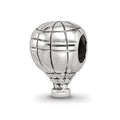 Sterling Silver Reflections Hot Air Balloon Bead, 11.82 x 7.27 mm