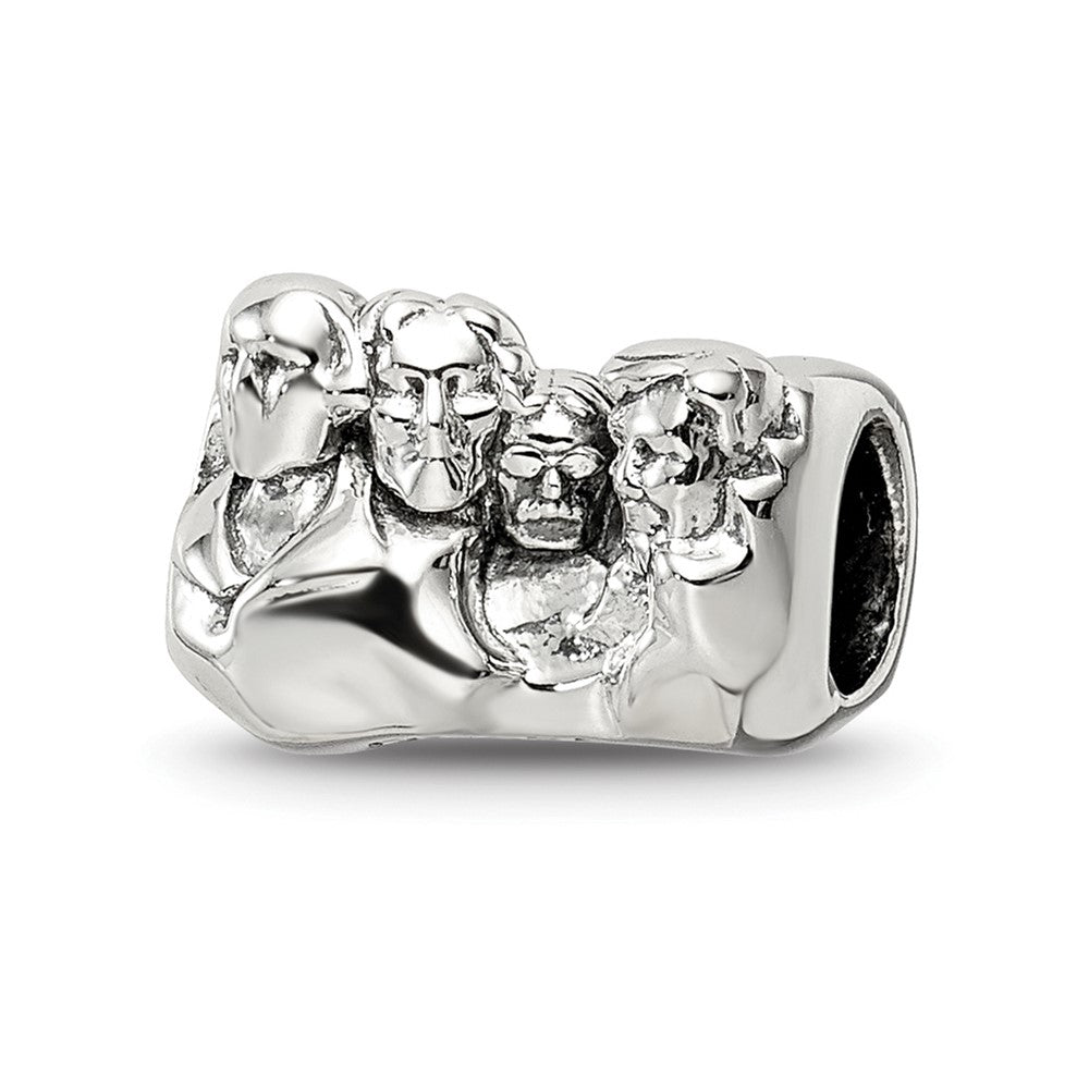 Sterling Silver Reflections Mount Rushmore Bead, 7.27 x 10.91 mm