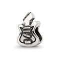 Sterling Silver Reflections Guitar Bead, 10.91 x 8.18 mm