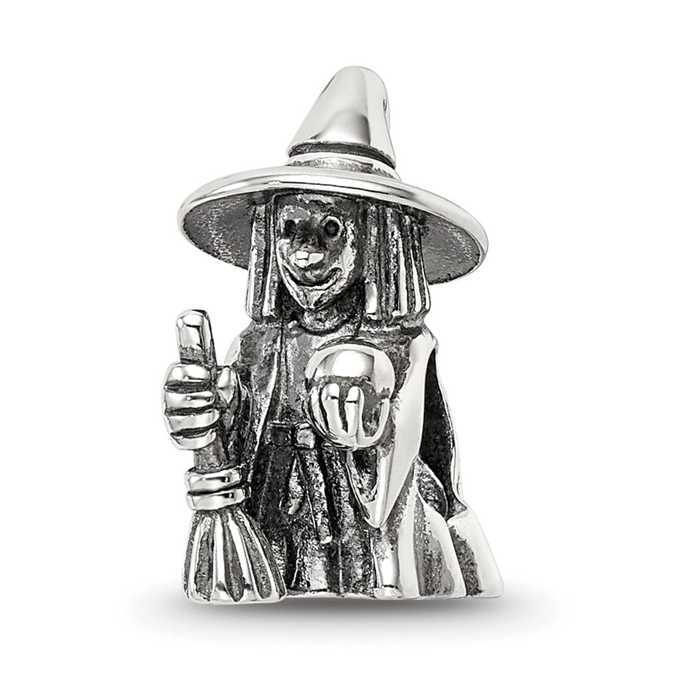 Sterling Silver Reflections Witch Bead, 15.45 x 9.09 mm