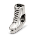 Sterling Silver Reflections Ice Skate Bead, 15.45 x 4.55 mm