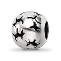 Sterling Silver Reflections Cutout Dog Bead, 11.82 x 10 mm