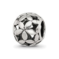 Sterling Silver Reflections Flower of Life Bead, 10 x 8.18 mm