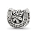 Sterling Silver Reflections Horseshoe Good Luck Bead, 9.09 x 9.09 mm