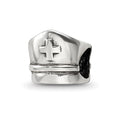 Sterling Silver Reflections Nurse Hat Bead, 8.18 x 9.09 mm