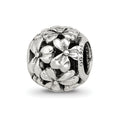 Sterling Silver Reflections Filigree Flower Bead, 9.09 x 8.18 mm