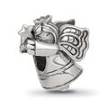 Sterling Silver Reflections Christmas Angel Bead, 12.73 x 10 mm