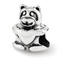 Sterling Silver Reflections Teddy Bear Bead, 10.91 x 9.09 mm
