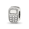 Sterling Silver Reflections Cell Phone Bead, 9.09 x 6.36 mm