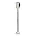 Sterling Silver Reflections Polished Top Crystal Pendant, 40.5 x 4.5 mm