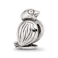 Sterling Silver Reflections Bird Bead, 11.82 x 8.18 mm
