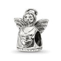 Sterling Silver Reflections Angel Bead, 12.6 x 8.1 mm