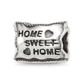 Sterling Silver Reflections Home Sweet Home Bead, 9 x 12 mm
