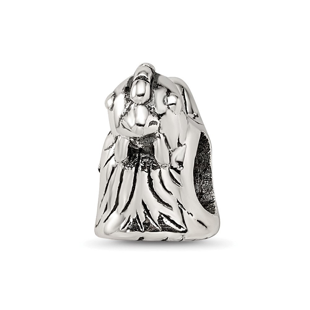 Sterling Silver Reflections Chicken Bead, 10 x 6.36 mm