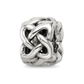 Sterling Silver Reflections Celtic Knot Bead, 10.78 x 7.5 mm
