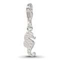 Sterling Silver Reflections Seahorse Charm, 24.72 x 6.31 mm