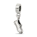 Sterling Silver Reflections Sports Shoe Dangle Bead, 21.82 x 5.45 mm