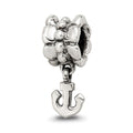 Sterling Silver Reflections Anchor Dangle Bead, 18.18 x 6.36 mm