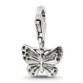 Sterling Silver Reflections Butterfly Click-on for Bead, 20 x 10.91 mm