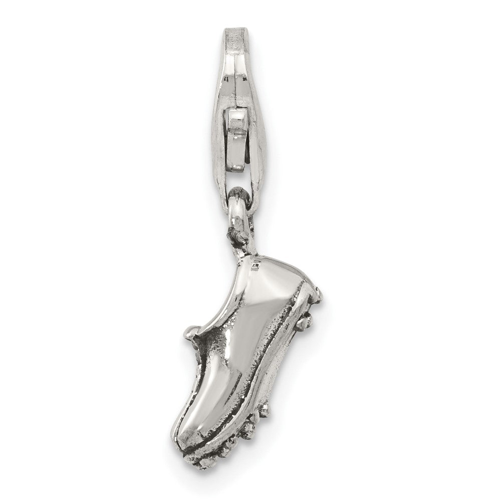 Sterling Silver Reflections Sports Shoe Click-on for Bead, 21.82 x 6.36 mm