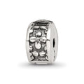 Sterling Silver Reflections Kids Floral Clip Bead, 8.18 x 4.55 mm, 1.35 g