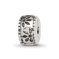 Sterling Silver Reflections Kids Floral Clip Bead, 8.18 x 4.55 mm, 1.53 g