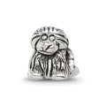 Sterling Silver Reflections Kids Puppy Bead, 8.18 x 8.18 mm